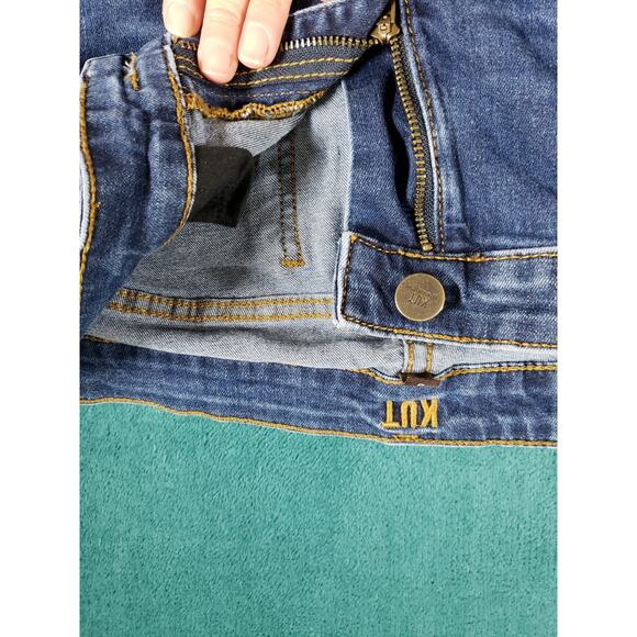 Kut From The Kloth Jeans Size 8 Womens Blue Stretch Mid Rise Slouchy Boyfriend - Picture 6 of 13